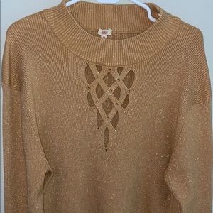 Gold sweater